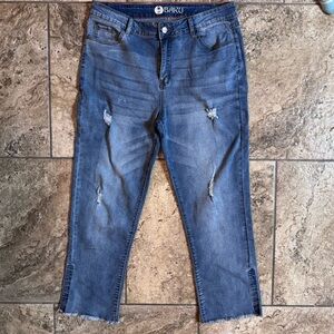 Baku Women's Blue Ankle Jeans size 12
